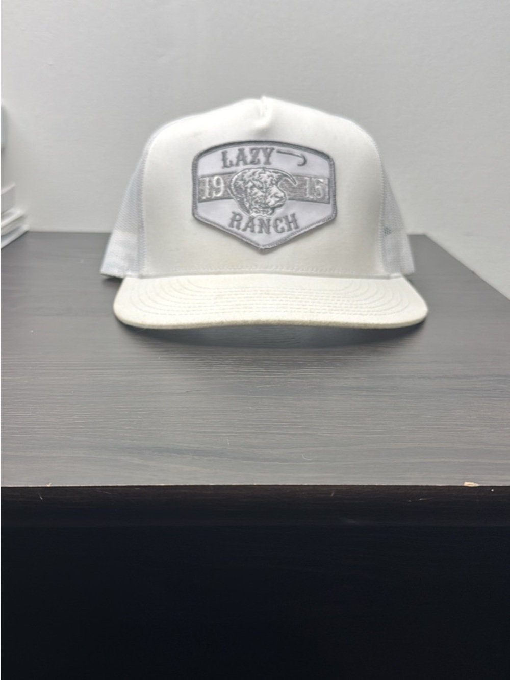 White Mesh Trucker Hat